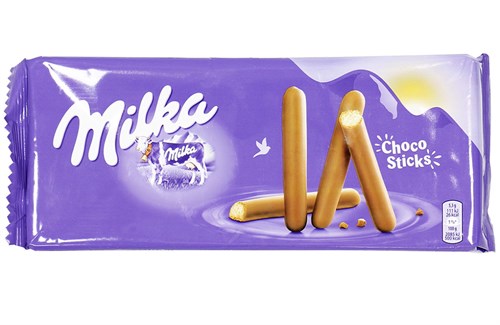 Milka Lila Stix палочки-печенья покрытые молочным шоколадом, 112 г 4728