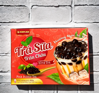 Китайский чай Tra Sua Tran Chau Hong Tra Pink Bubble Tea 260 гр 5375