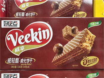 Китайские вафли с шоколадом Veerin 136 гр 6359