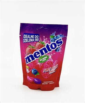Жевательные конфеты Mentos микс красных фруктов 6648